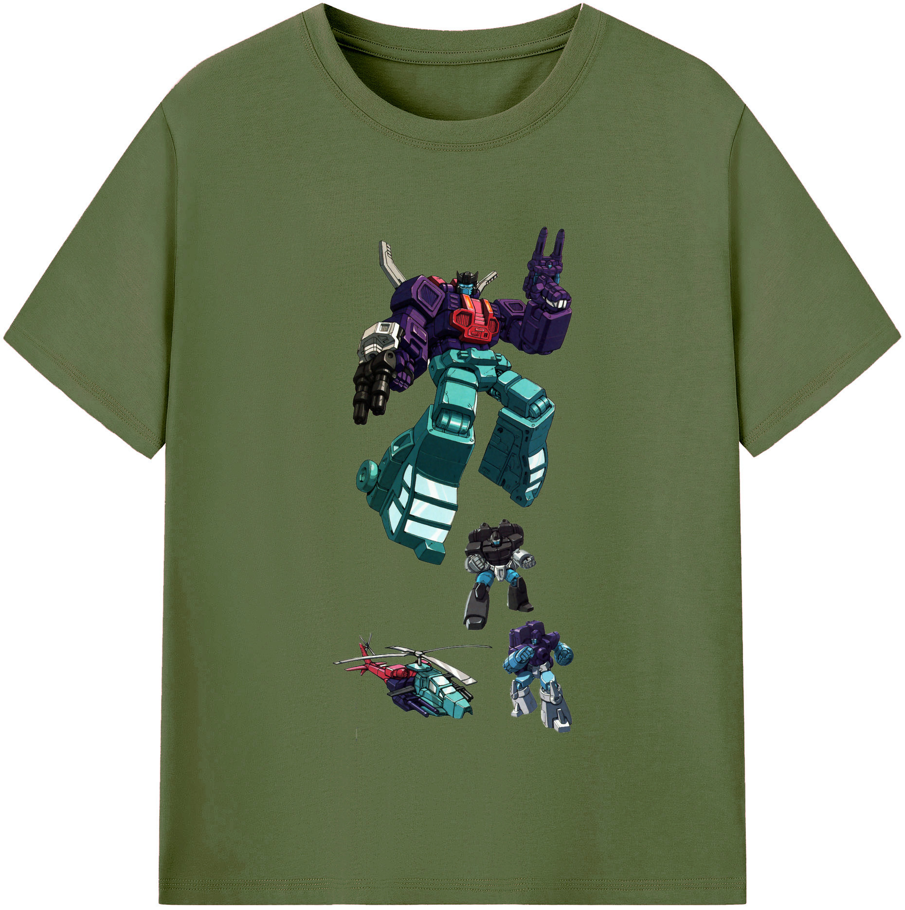 （画像用）  綿100％半袖Tシャツ（フロントプリント）